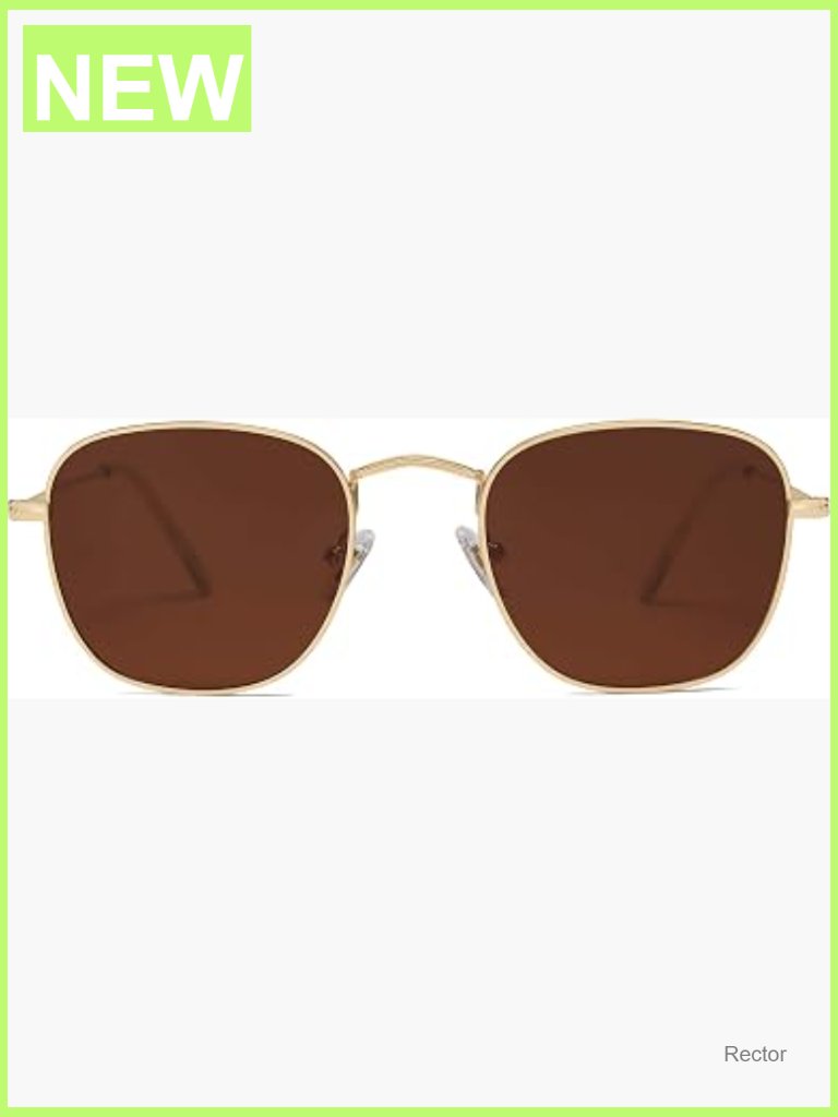 Square Polarized Sunglasses Classic Vintage Retro Style Uv400